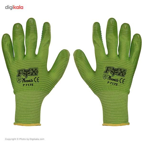 دستکش ایمنی فاکس مدل P7175 بسته 6 جفتی