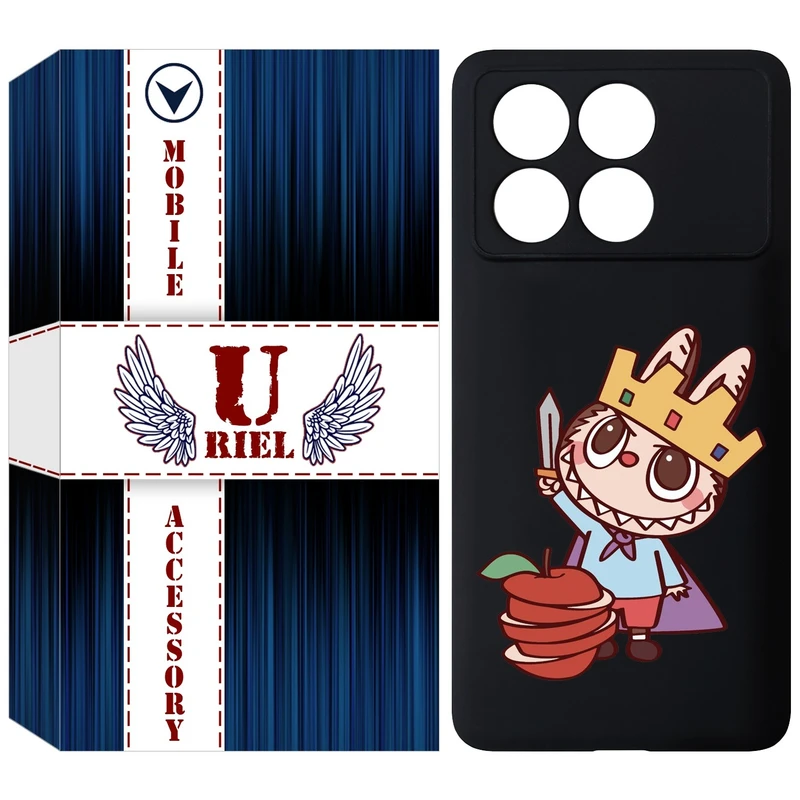 کاور یوریل مدل KSH کد 120 طرح عروسک لبوبو مناسب برای گوشی موبایل شیائومی Poco X6 Pro