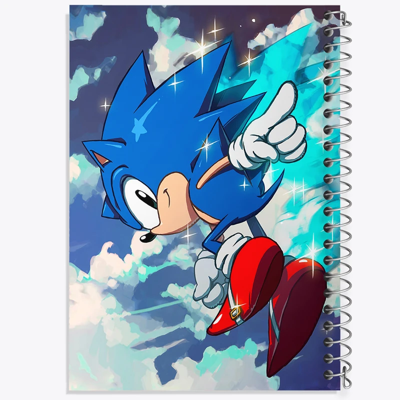 دفتر نت موسیقی 50 برگ خندالو مدل سونیک (Sonic) کد 37033