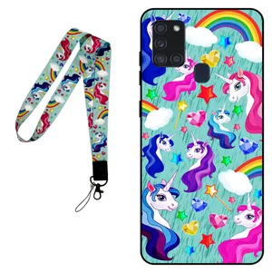 Megafone Unicorn 0028 Cover For Samsung Galaxy A21 S Mobile Neckband