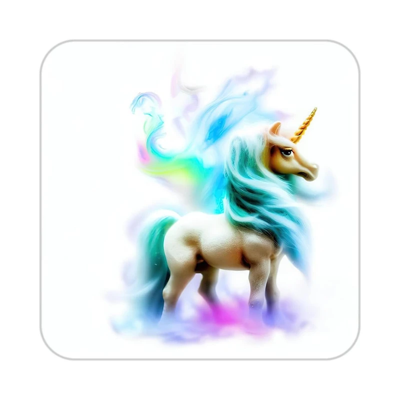 زیر لیوانی کاکتی طرح اسب تک شاخ و یونیکورن مدل mp29240