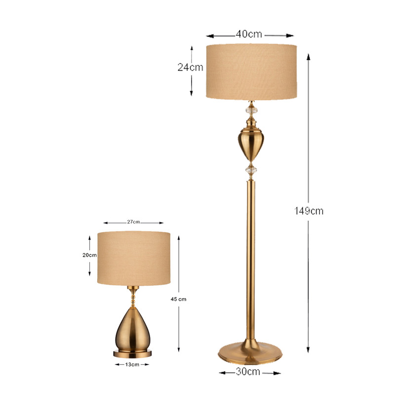 آباژور ایستاده و رومیزی زیمادور مدل گیلدا کد ZD-C