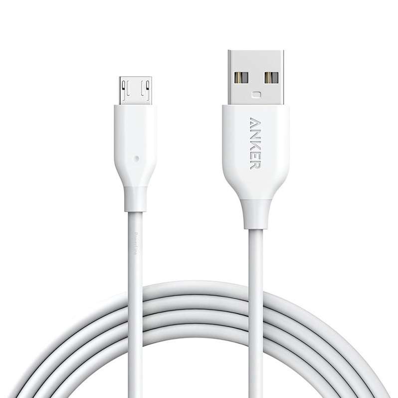 کابل تبدیل USB به microUSB انکر مدل A8133 PowerLine طول 1.8 متر کابل تبدیل USB به microUSB انکر مدل A8133 PowerLine طول 1.8 متر