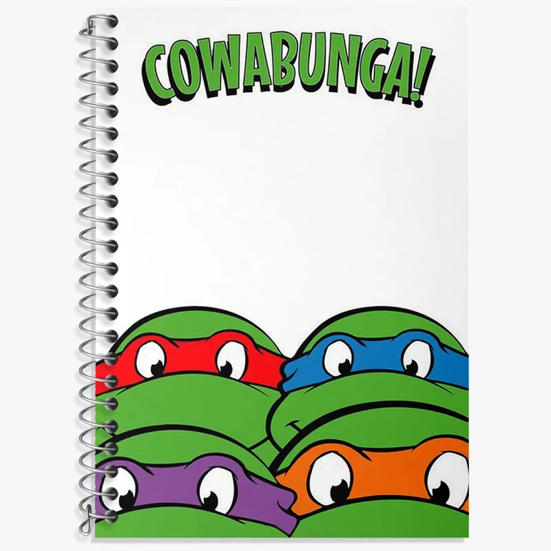 دفتر نت موسیقی 50 برگ خندالو طرح لاکپشت های نینجا کد N2076