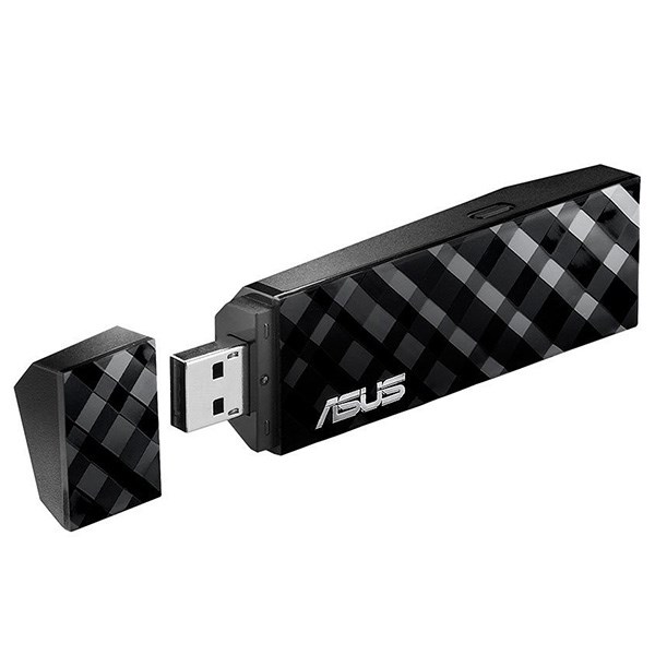 کارت شبکه USB و بی‌سیم دوبانده ایسوس مدل USB-AC53