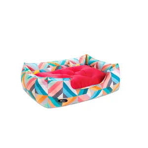 جای خواب سگ و گربه نیناپت مدل وی آی پی یو طرح لوزی 