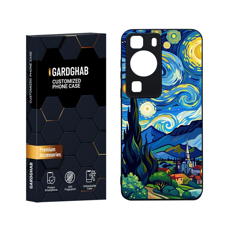 کاور گارد قاب مدل هنری مناسب برای گوشی موبایل هوآوی P60 / P60 Pro