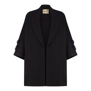 مانتو زنانه السانا کد 222001 رنگ مشکی