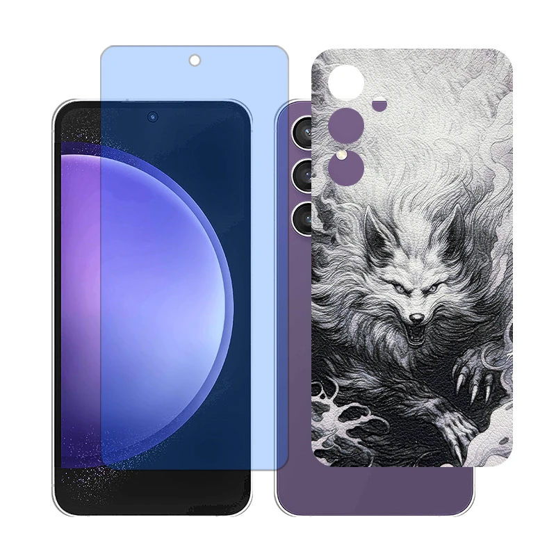 محافظ صفحه نمایش آنتی بلو گلس مدل Together مناسب برای گوشی موبایل سامسونگGalaxy A55 به همراه برچسب پوششی پشت گوشی 