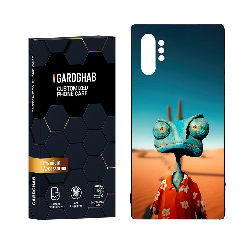 کاور گارد قاب مدل دورژله ای پشت گلس پسرانه مناسب برای گوشی موبایل سامسونگ Galaxy Note 10 Plus