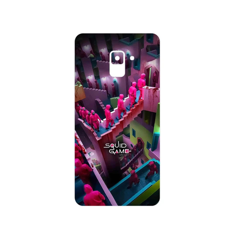 برچسب پوششی ماهوت مدل Squid Game مناسب برای گوشی موبایل سامسونگ Galaxy A8 Plus 2018