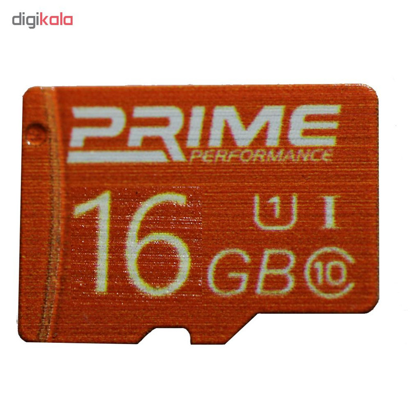 کارت حافظه SDHC پرایم مدل PERFORMANC کلاس 10 استاندارد U1 سرعت 60MBps ظرفیت 16 گیگابایت