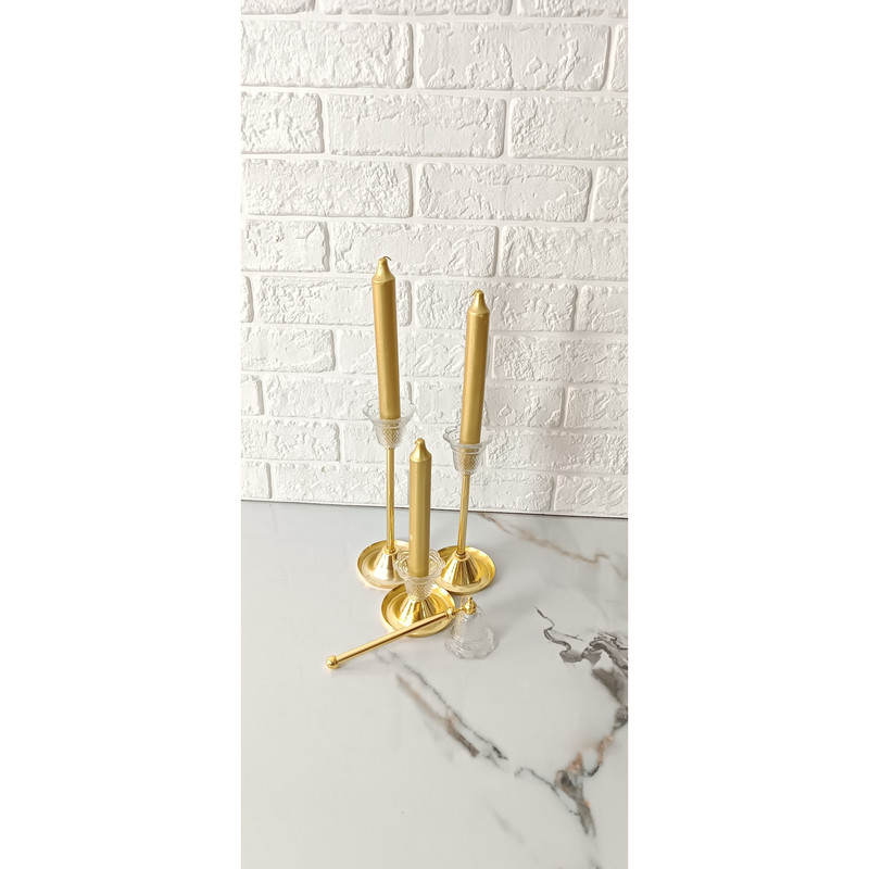 شمعدان مدل باکارات مجموعه 2 عددی