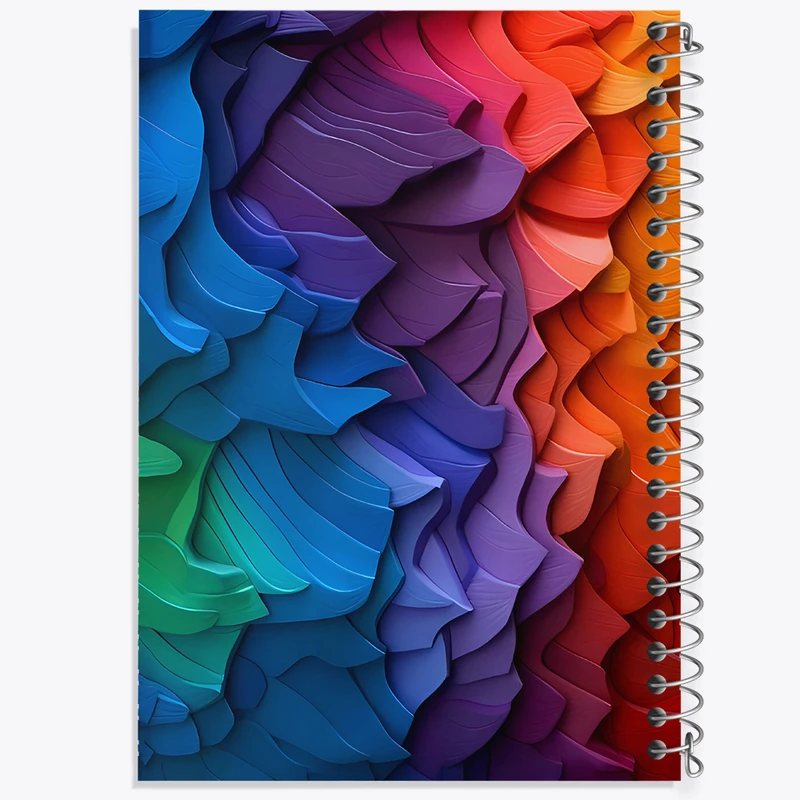 دفتر لیست خرید 50 برگ خندالو طرح بافت رنگی کد N5963