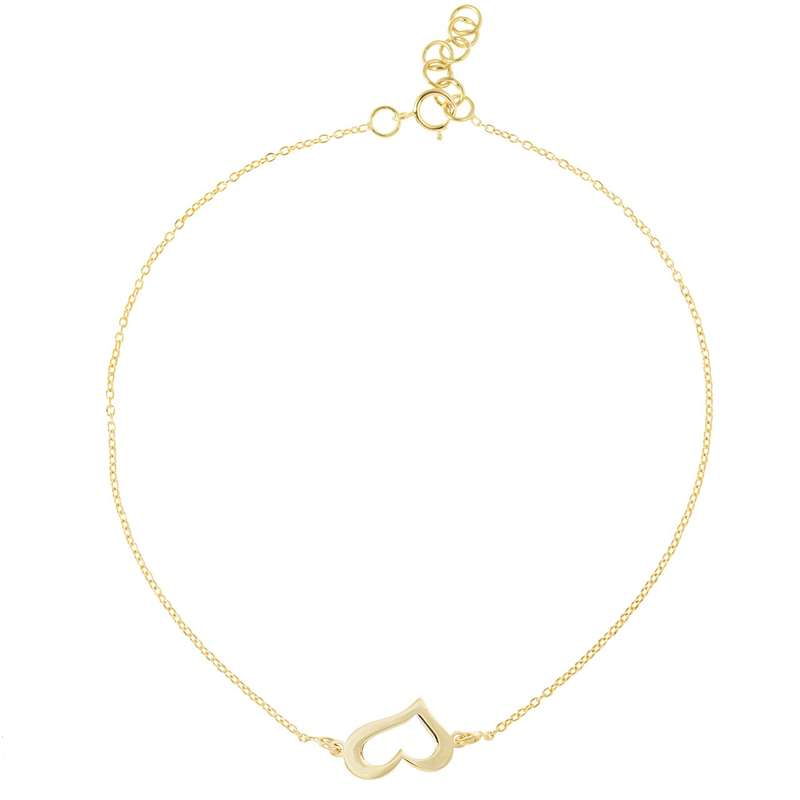 پابند طلا 18 عیار رزا مدل AK08 پابند طلا 18 عیار رزا مدل AK08