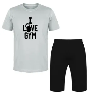 ست تی شرت و شلوارک مردانه مدل GYM کد L73 T