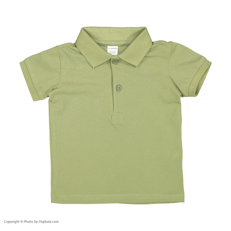 پولوشرت نوزادی پسرانه ال سی وایکیکی مدل 0SO053Z1-H8M-KHAKI