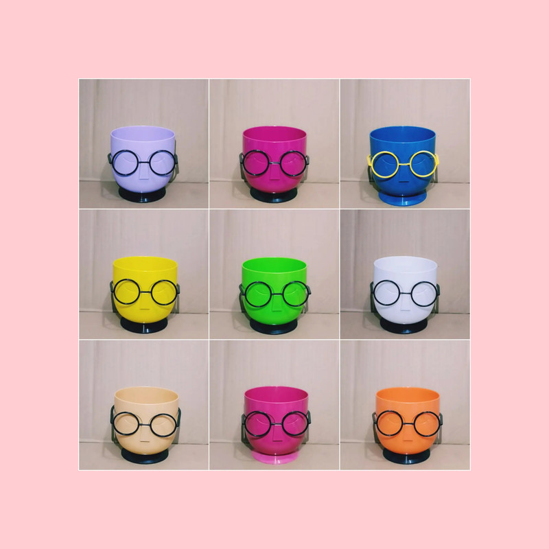 گلدان مدل عینکی فانتزی بسته 2 عددی گلدان مدل عینکی فانتزی بسته 2 عددی