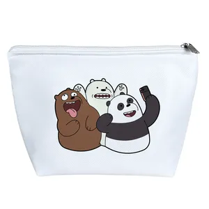 کیف لوازم آرایش دخترانه خندالو مدل سه خرس کله پوک کد H963