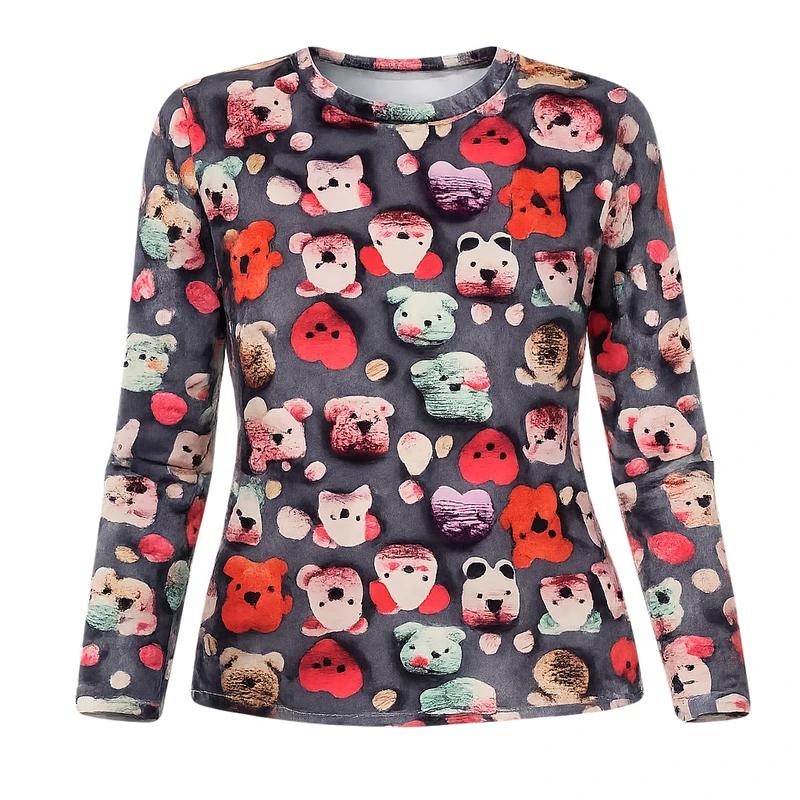 تی‌شرت آستین بلند زنانه مدل آینوش کد 15