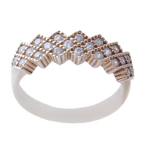  انگشتر نقره زنانه بازرگانی میلادی کد AWR_694