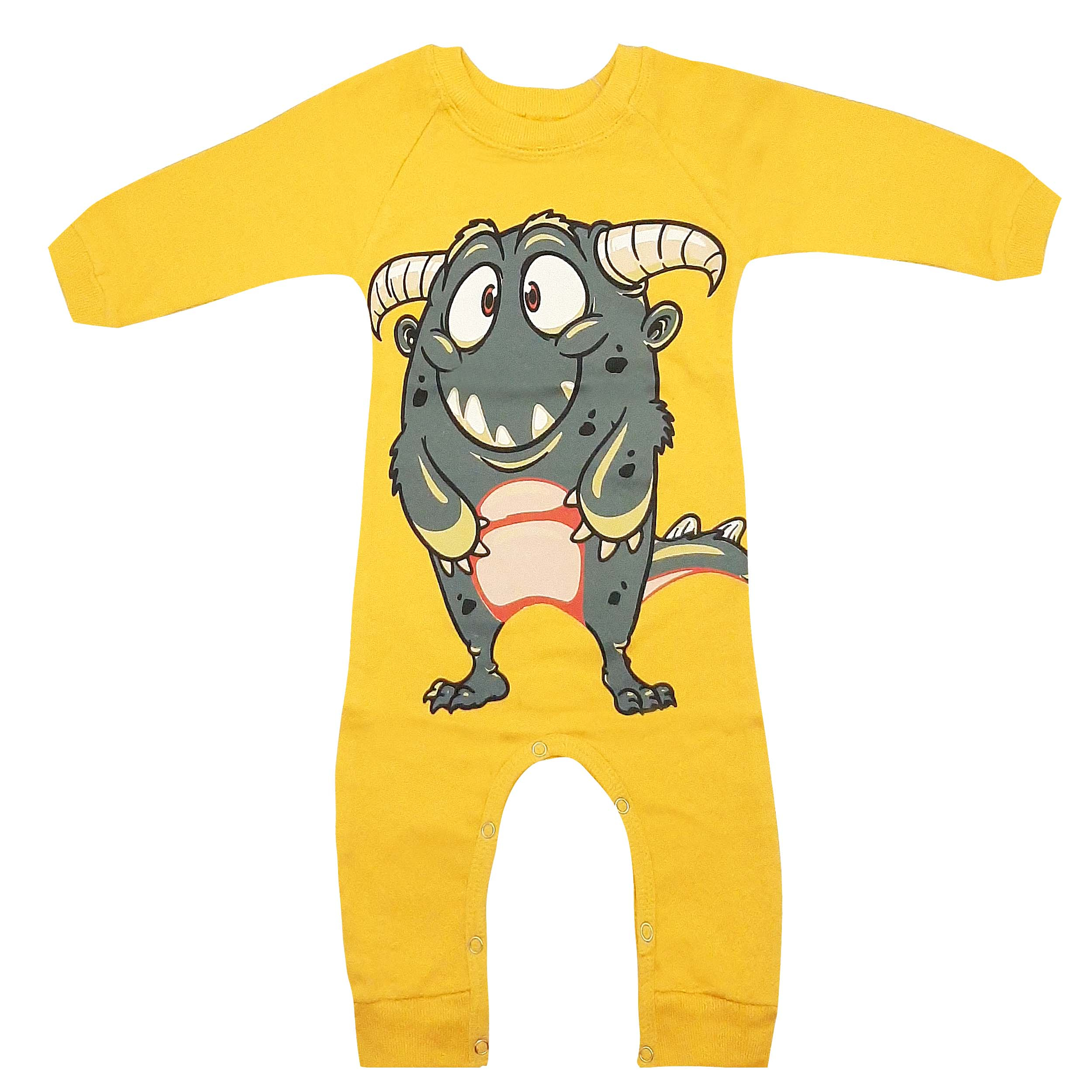 سرهمی آستین بلند نوزادی مدل قوچ