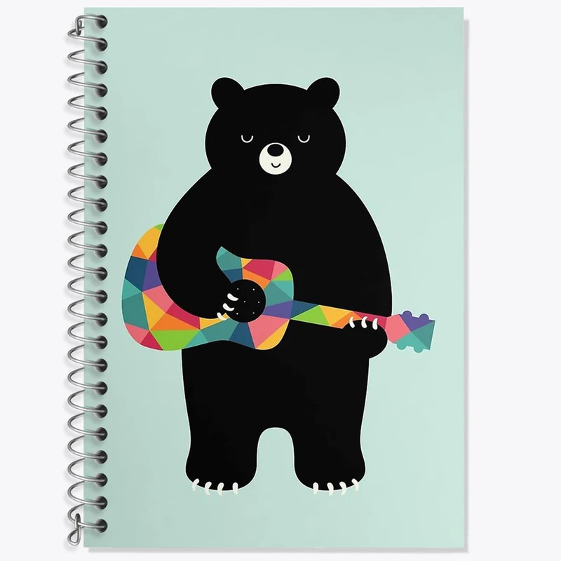 دفتر لغت 50 برگ خندالو مدل خرس کد 5080