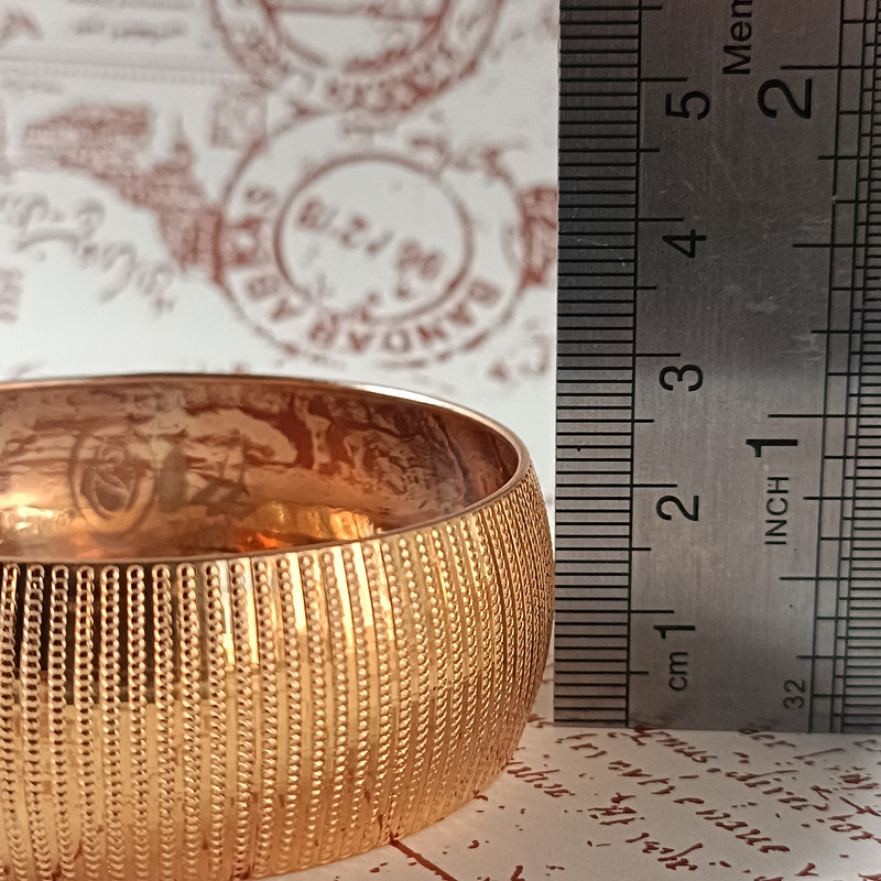 النگو طلا 18 عیار زنانه مدل تک پوش پهن رز کد 410S3 النگو طلا 18 عیار زنانه مدل تک پوش پهن رز کد 410S3