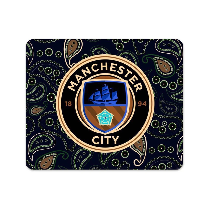 ماوس پد پاد آفرین طرح باشگاه منچستر سیتی کد 836 سایز 19*24 سانتی متر 