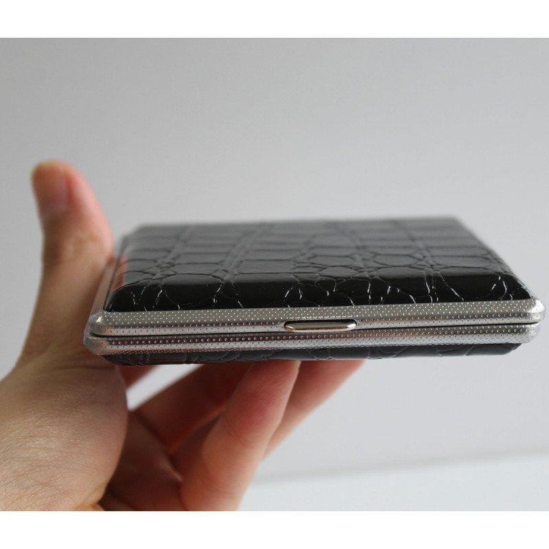 جاسیگاری افن طرح چرم شترمرغی کد DKD-1124