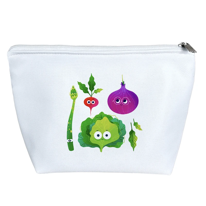 کیف لوازم آرایش دخترانه خندالو مدل سبزیجات کد H1687