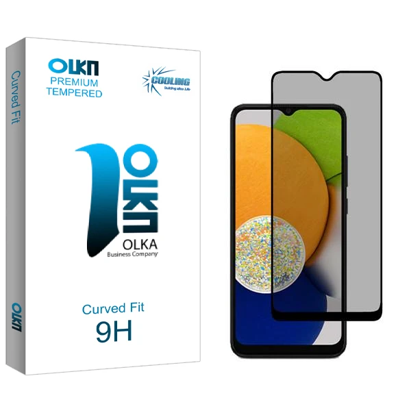 محافظ صفحه نمایش حریم شخصی کولینگ مدل Olka مناسب برای گوشی موبایل سامسونگ Galaxy A03