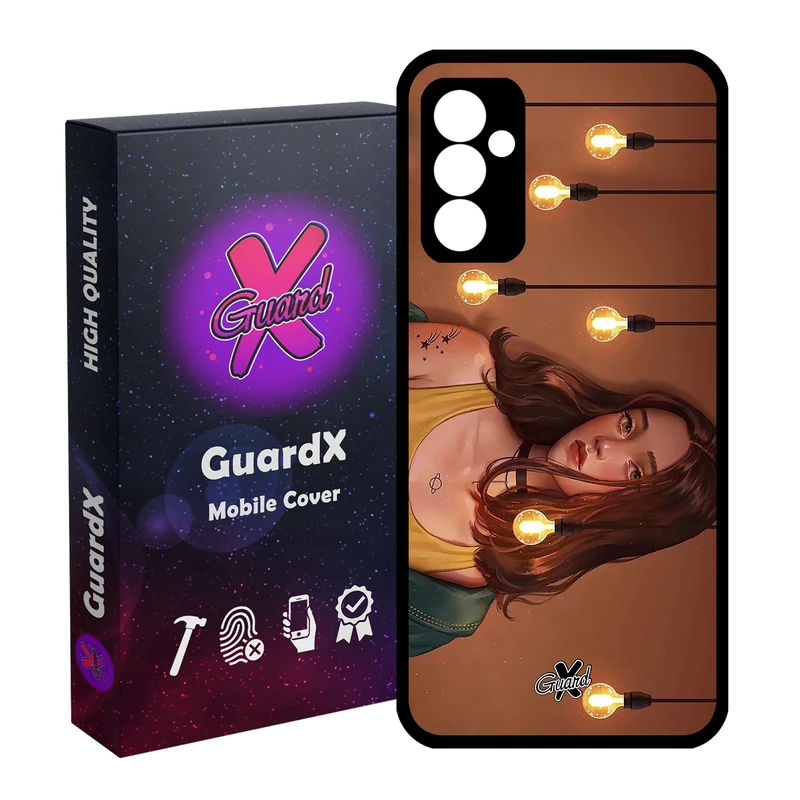 کاور گارد ایکس طرح Girl مدل Glass10034 مناسب برای گوشی موبایل سامسونگ Galaxy A15 4G / A15 5G