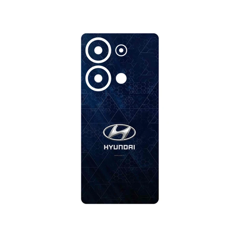 برچسب پوششی ماهوت مدل Hyundai_Logo مناسب برای گوشی موبایل شیائومی Poco M6 Pro 4G