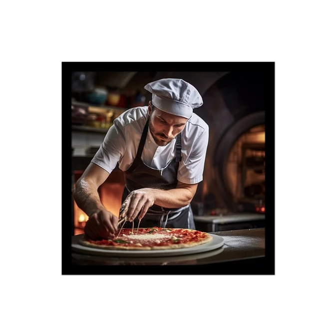 تابلو نوری بکلیت طرح رستوران و فست فود پیتزا مدل B-MID-18845