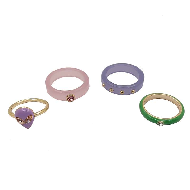 انگشتر زنانه سیکس مدل P26 بسته 4 عددی انگشتر زنانه سیکس مدل P26 بسته 4 عددی