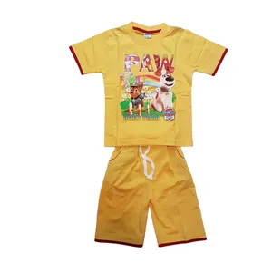 ست تی شرت و شلوارک پسرانه مدل ASH464