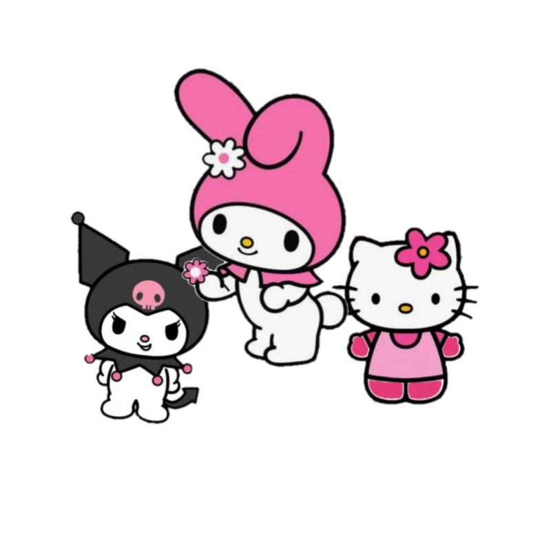 استیکر پارچه و لباس پاد آفرین مدل کارتونی کورومی kuromi کد 380