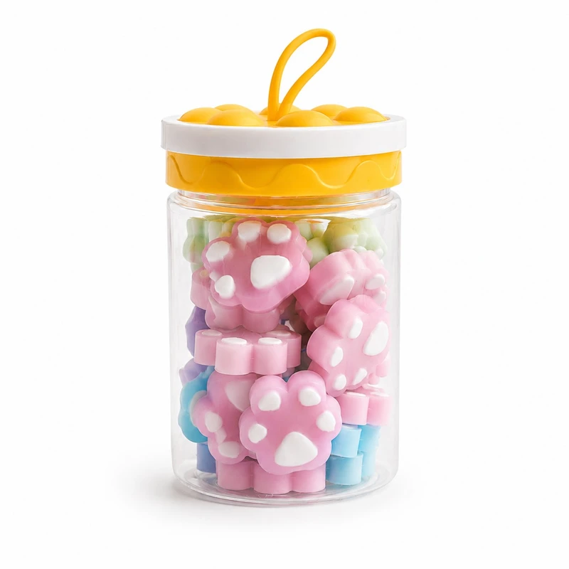 پاک کن مدل شب تاب طرح پنجه بسته 20 عددی