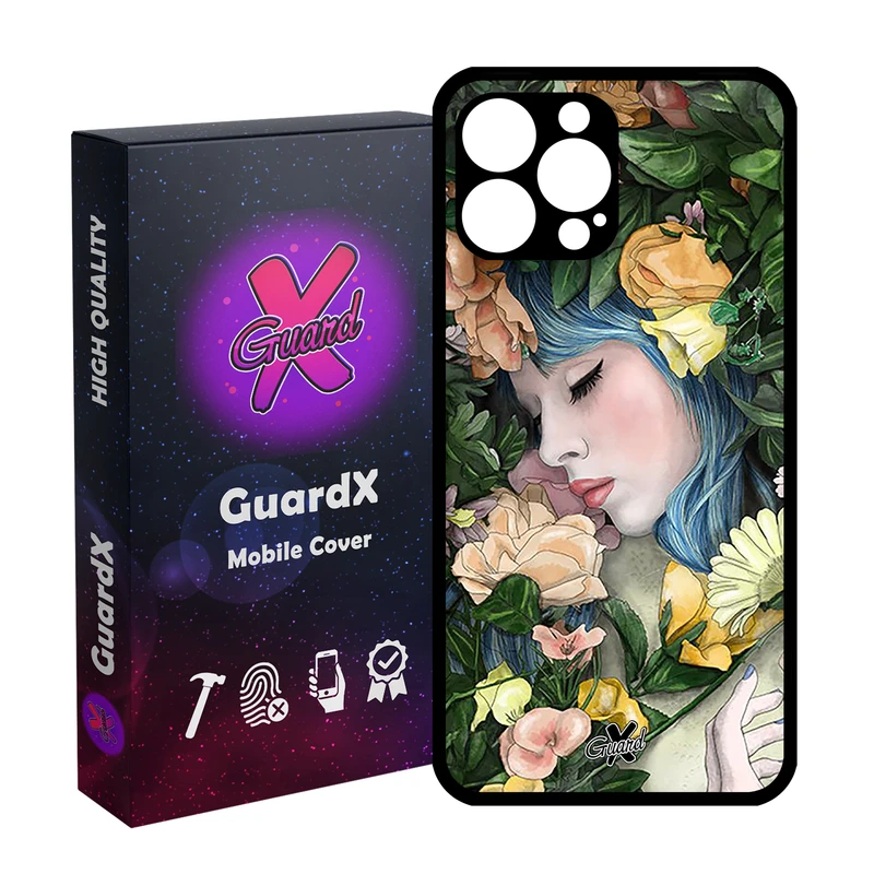 کاور گارد ایکس طرح دختر مدل Glass10304 مناسب برای گوشی موبایل اپل iPhone 14 Pro Max
