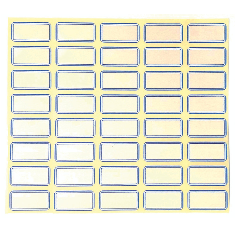 برچسب مدل حاشیه سایز 20x10 میلی متر