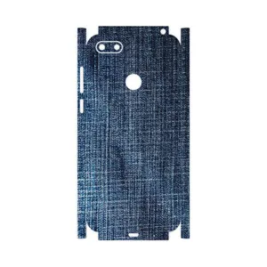 MAHOOT Fabric Texture 3-FullSkin Cover Sticker for Motorola Moto E6 Play