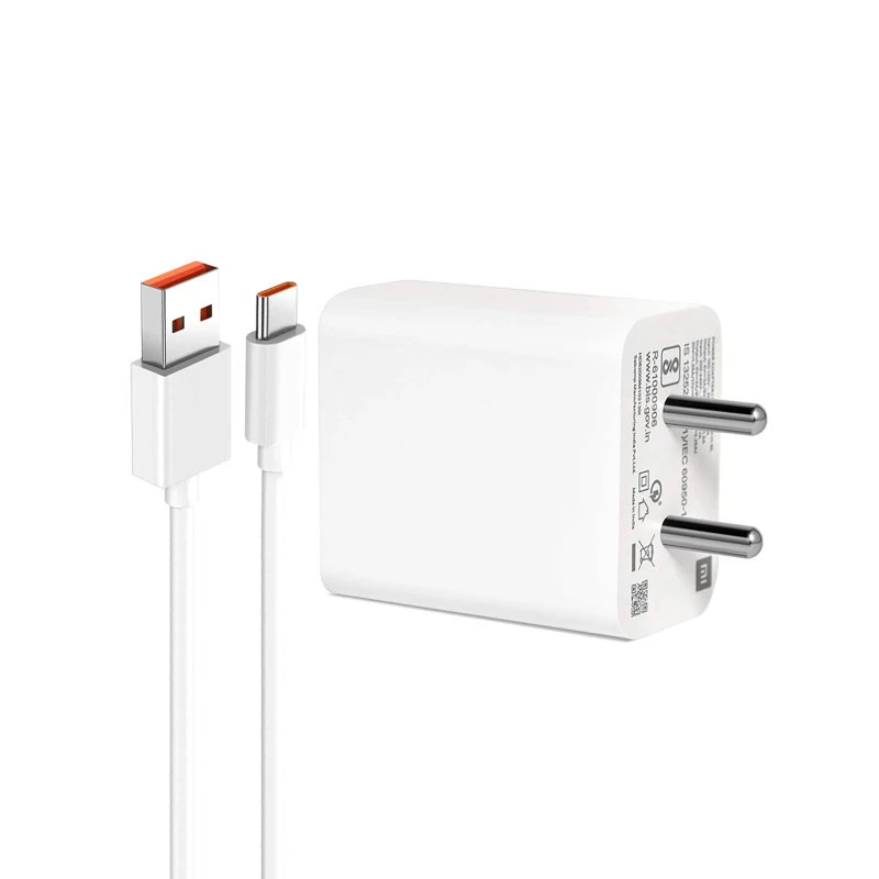 شارژر دیواری شیائومی مدل  TRAVEL_33W به همراه کابل تبدیل USB-C