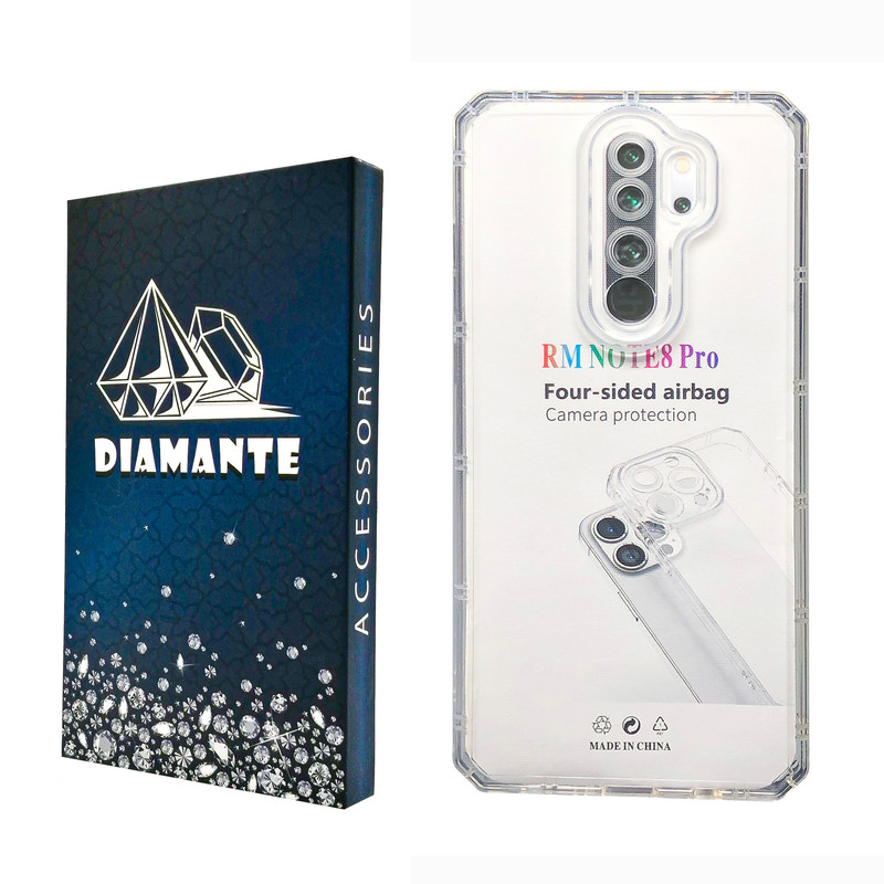 کاور دیامانته مدل Nahid Navy مناسب برای گوشی موبایل شیائومی Redmi Note 8 Pro