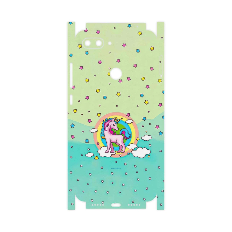 برچسب پوششی ماهوت مدل Rainbow unicorn adventure-FullSkin مناسب برای گوشی موبایل شیائومی Mi 8 Lite