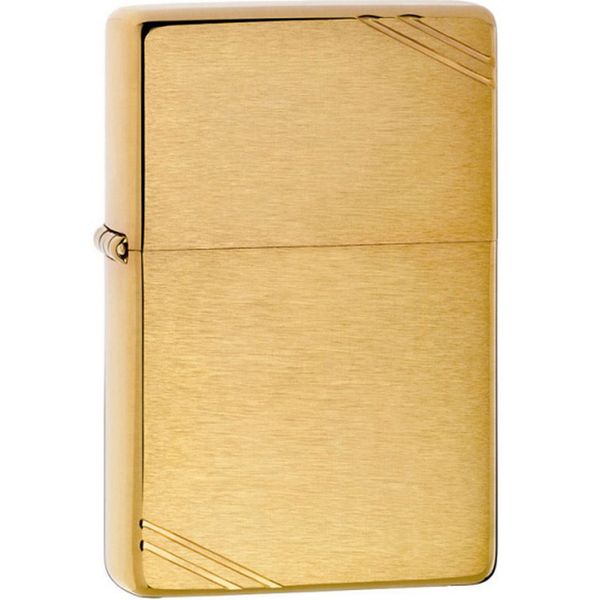 فندک زیپو مدل Vintage BR Fin Brass کد 240 فندک زیپو مدل Vintage BR Fin Brass کد 240