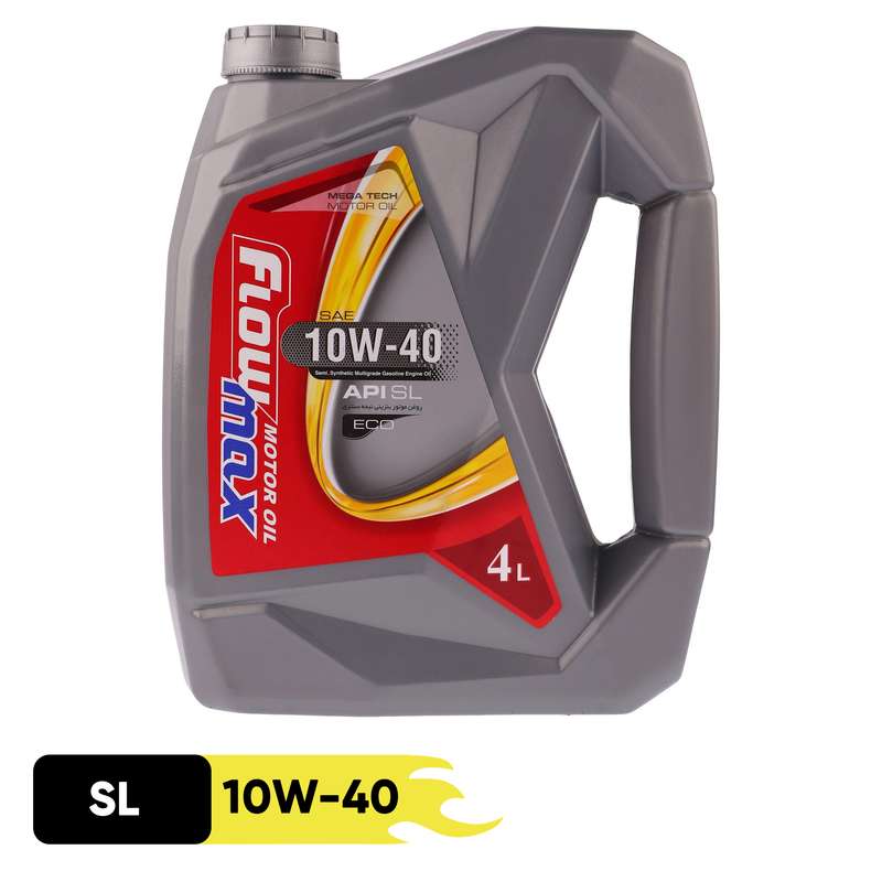 روغن موتور خودرو فلومکس مدل MEGATECH 10W40 ECO حجم 4 لیتر