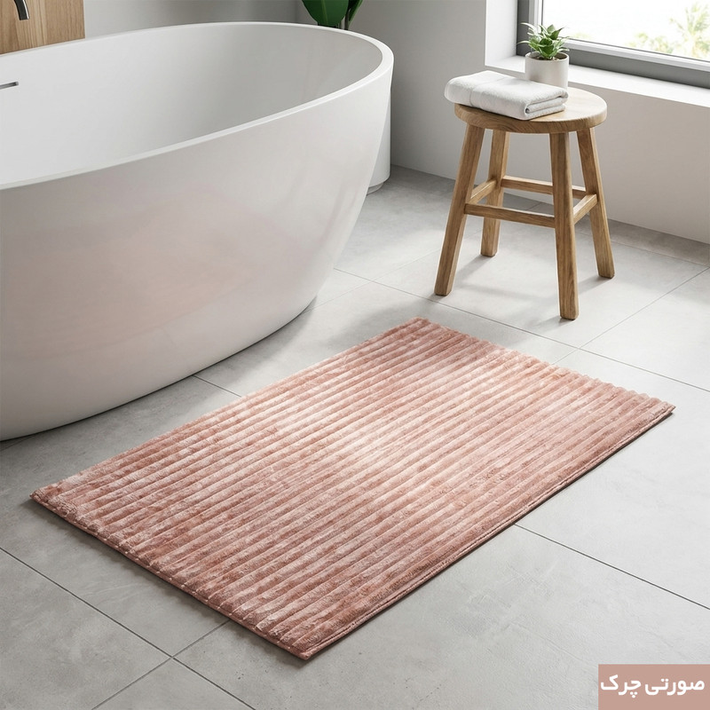 پادری وینوما مدل سرویس بهداشتی و حمام 4 لایه مخمل ویژه سایز 80x50 سانتی‌متر مناسب برای فضای داخلی
