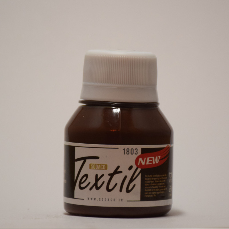 رنگ پارچه سوداکو مدل TexTieکد ۰۱ حجم ۵۵ میلی لیتر بسته 6 عددی