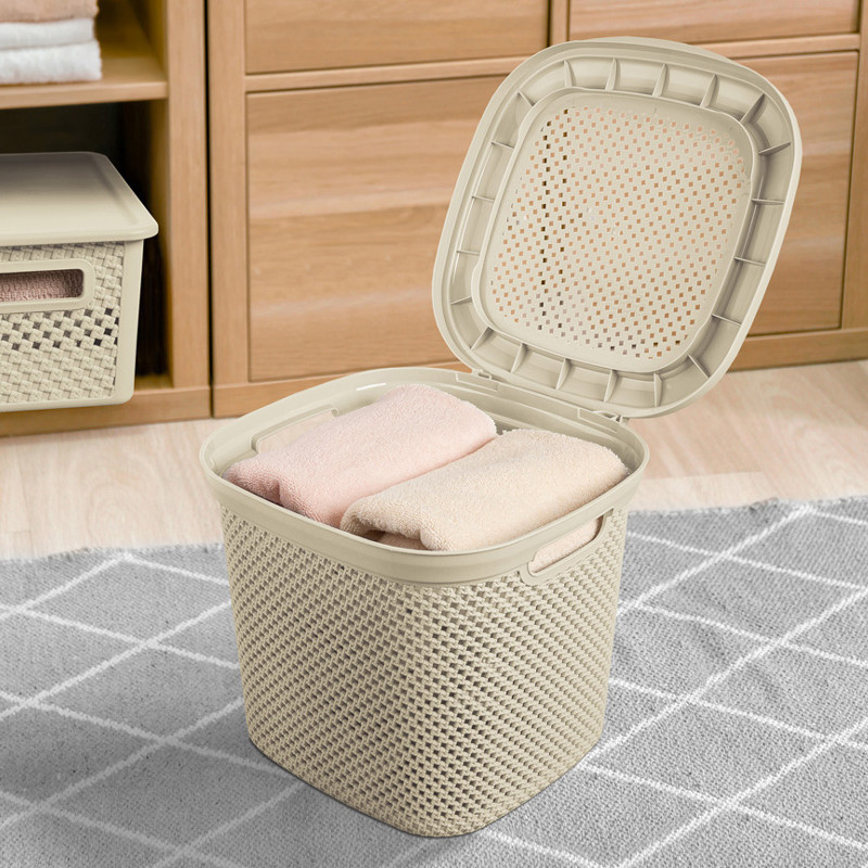 سبد رخت چرک لیمون مدل بافت کد DH2135